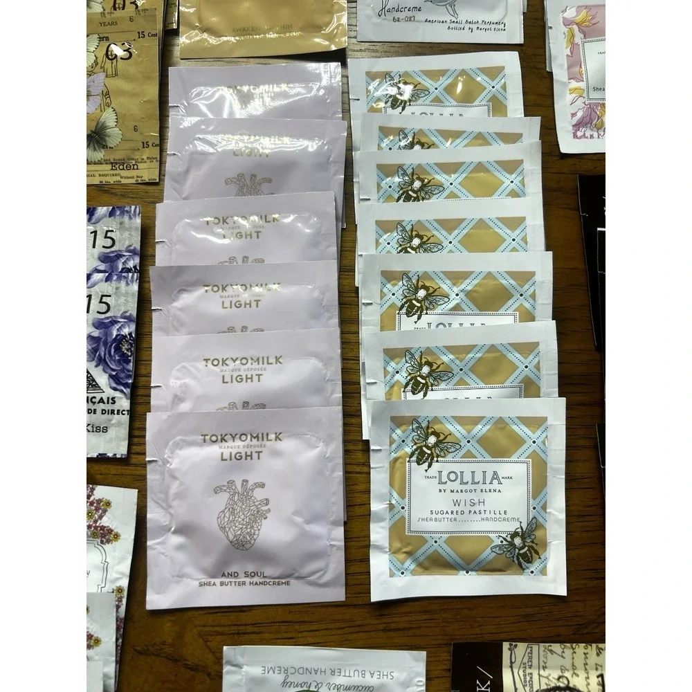 Tokyo Milk Hand Cream Samples Mixed Variety Lot of 85 0.12 Oz / 3.5 Gm